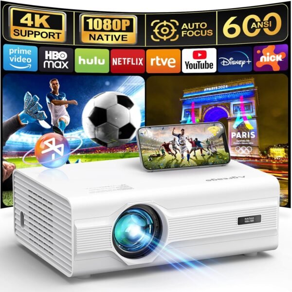 Projector with WiFi 6 and Bluetooth 5.2