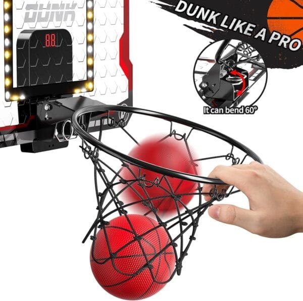 Indoor Basketball Hoop for Kids, Door Room Basketball Hoop - Image 2