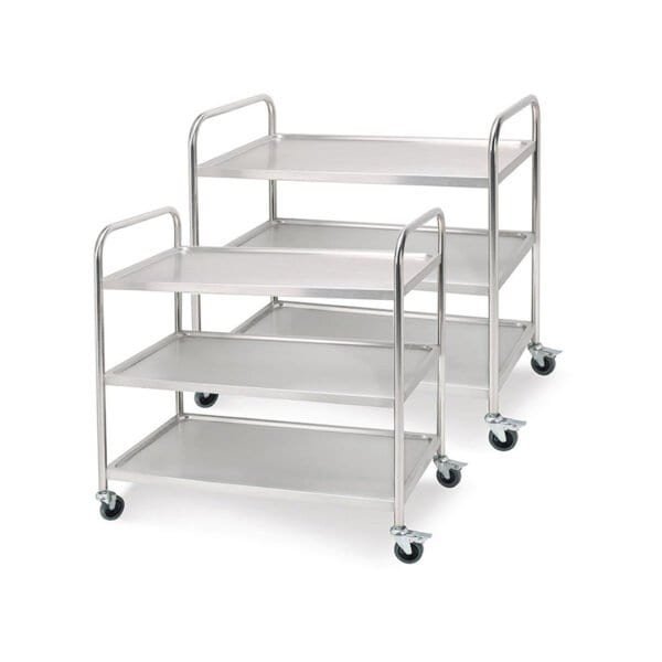 SOGA 2X 3 Tier Food Cart Trolley Medium