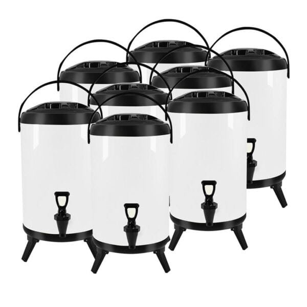 SOGA 8X 12L Stainless Steel Milk Tea Barrel