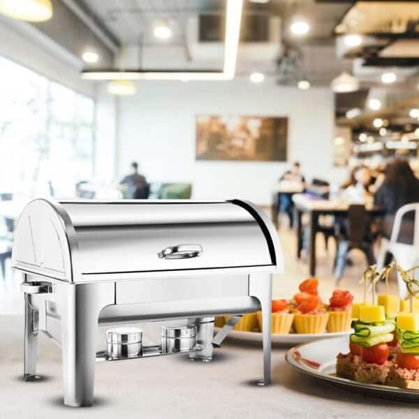 SOGA 4X 9L Chafing Dish Roll Top - Image 2