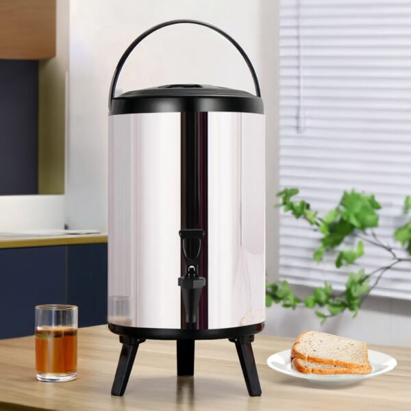 SOGA 10L Portable Insulated Cold/Heat Coffee Tea Beer Barrel Brew Pot With Dispenser - Image 2