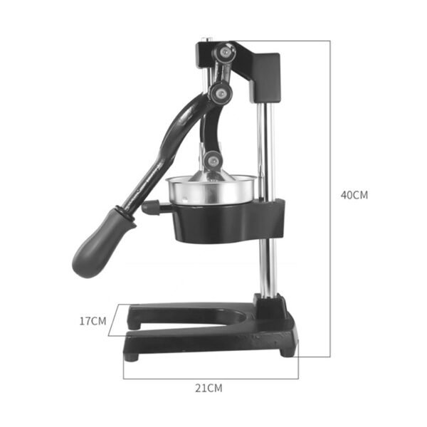SOGA Commercial Manual Juicer Hand Press Juice Extractor Squeezer Orange Citrus Black - Image 2