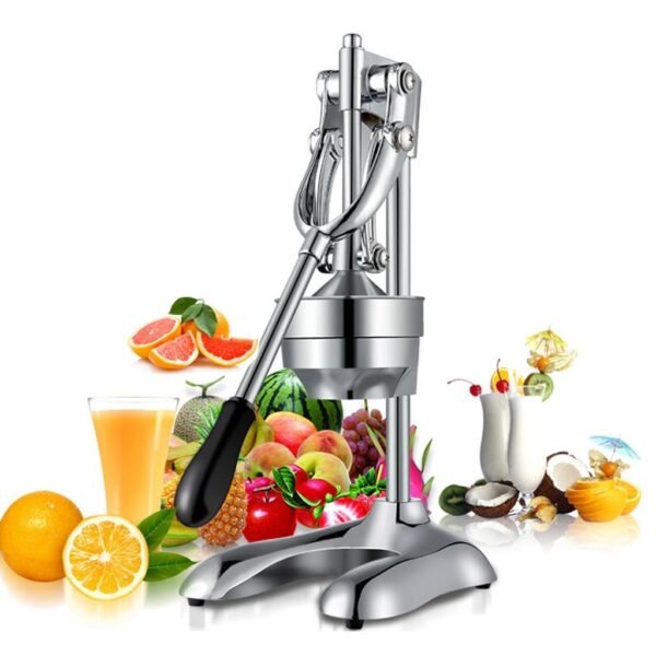 SOGA Stainless Steel Manual Juicer Hand Press -Silver - Image 2