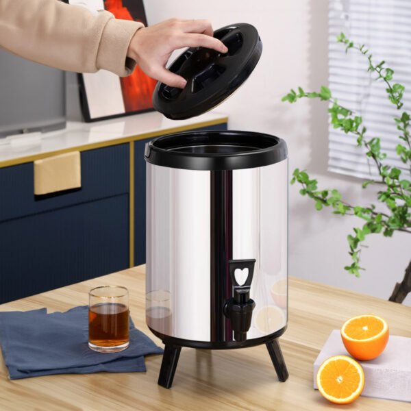 SOGA 10L Portable Insulated Cold/Heat Coffee Tea Beer Barrel Brew Pot With Dispenser - Image 3