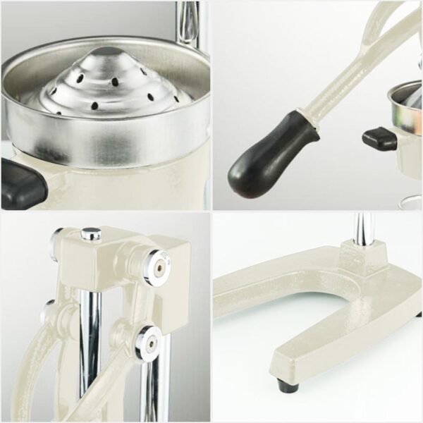 SOGA Commercial Manual Juicer Hand Press Juice Extractor Squeezer Orange Citrus White - Image 2