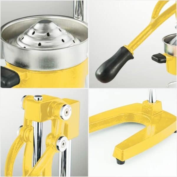 SOGA Commercial Manual Juicer Hand Press Juice Extractor Squeezer Orange Citrus Yellow - Image 4