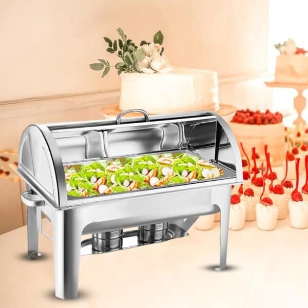 SOGA 4X 9L Chafing Dish Roll Top - Image 4