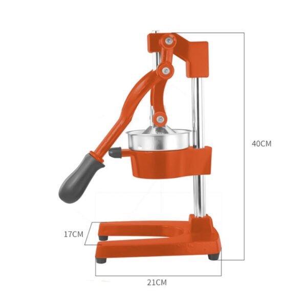 SOGA Commercial Manual Juicer Hand Press Citrus Orange - Image 6