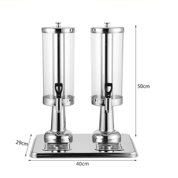 SOGA 6L Dual Dispenser Ice Cylinder Clear - Image 4