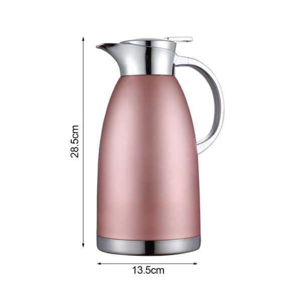 Soga 2.3L Rose Color 3-Layer Vacuum Insulated Stainless Steel Flask - Image 6