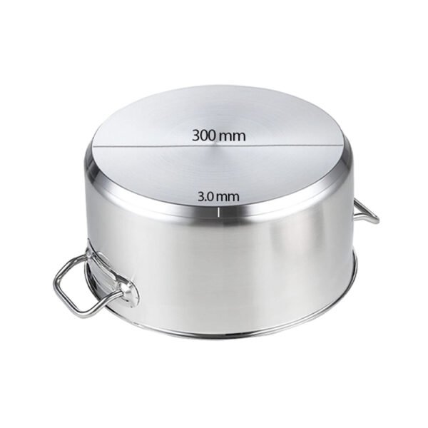 SOGA Stock Pot 14L Top Grade Thick Stainless Steel Stockpot 18/10 - Image 6