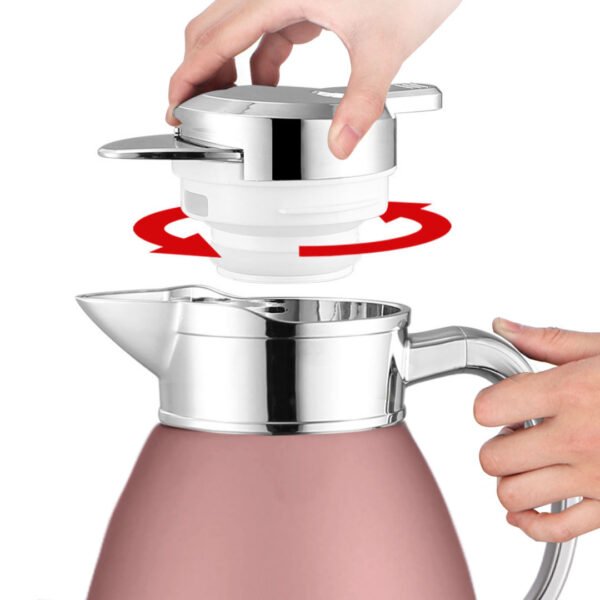 Soga 2.3L Rose Color 3-Layer Vacuum Insulated Stainless Steel Flask - Image 7