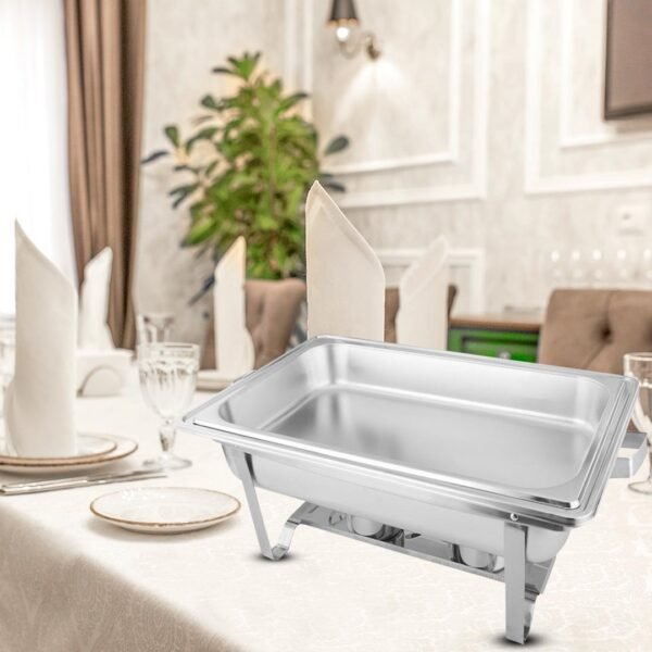 SOGA 9L Stainless Steel Chafing Food Warmer Catering Dish Full Size - Image 2