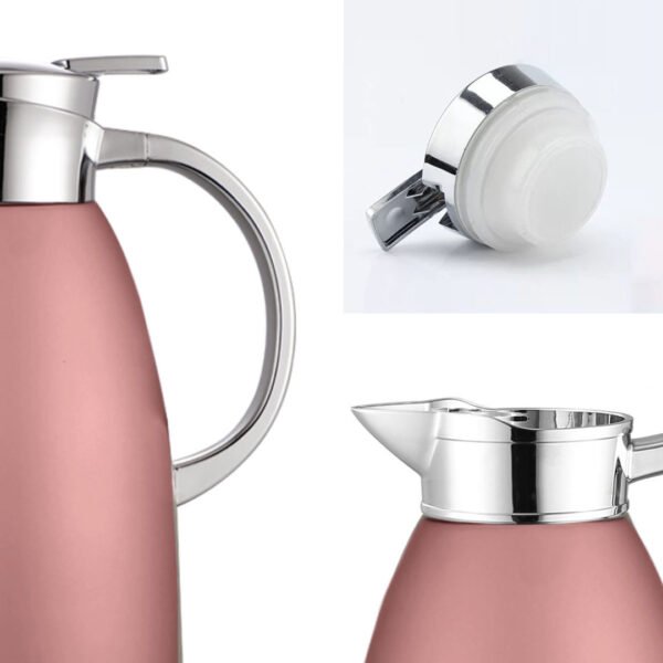Soga 2.3L Rose Color 3-Layer Vacuum Insulated Stainless Steel Flask - Image 8