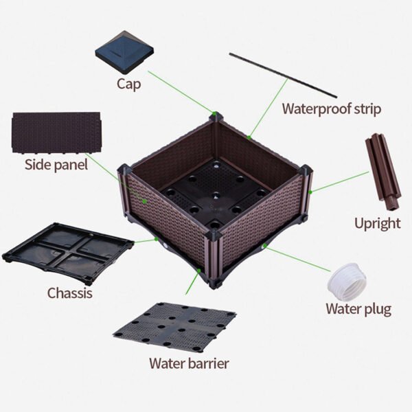 SOGA 80cm Planter Box with Legs - Image 2