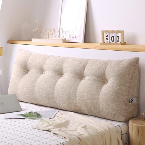 SOGA 2X 100cm Beige Tatami Cushion - Image 2