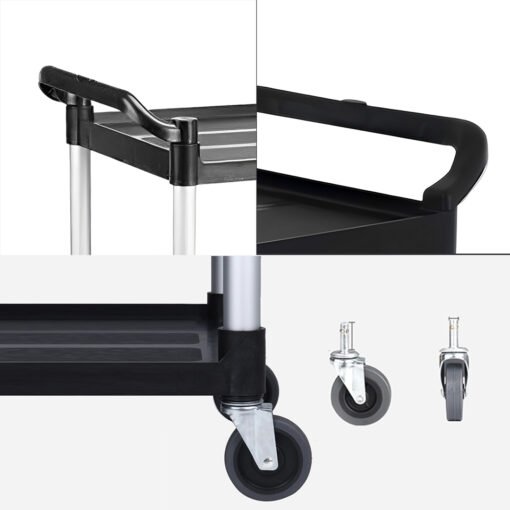 SOGA 2X 3 Tier Kitchen Trolley Large - Image 6