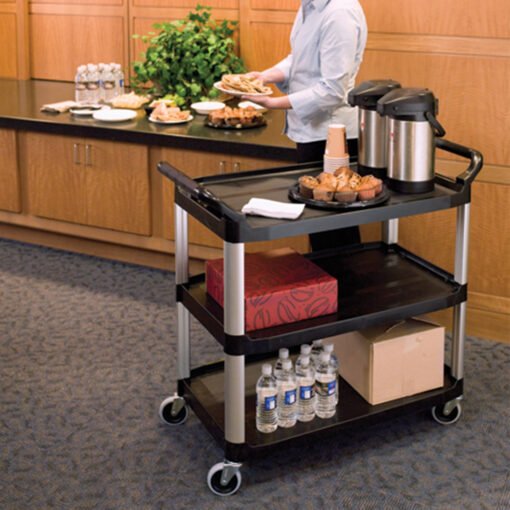 SOGA 2X 3 Tier Kitchen Trolley Small - Image 7
