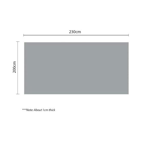 SOGA 2X Sky Blue Throw Blanket - Image 7