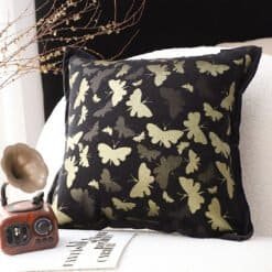 SOGA 2X 45cm Vintage Butterfly with Covers Case Throw Pillow