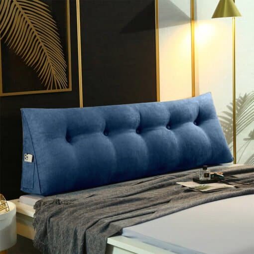 SOGA 2X 120cm Blue Tatami Cushion