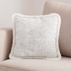 SOGA 2X 45cm Pillow Cover French Jacquard Floral Made Throw Pillow