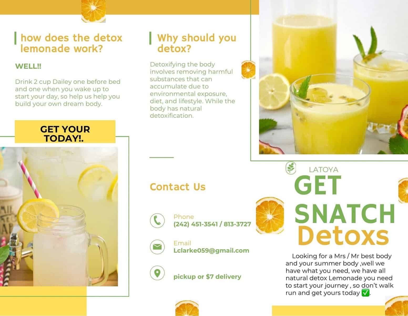 Get snatch detox lemonade