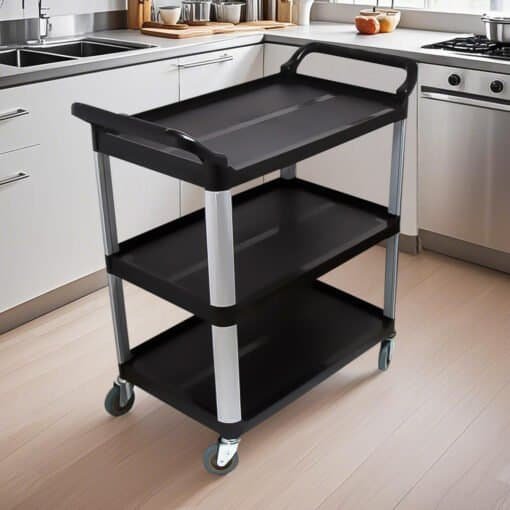 SOGA 2X 3 Tier Kitchen Trolley Large