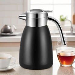 SOGA 1.8L Black Insulated Vacuum Flask