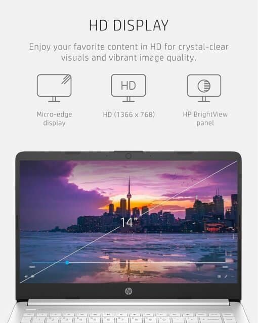14-inch HP Laptop - Image 3