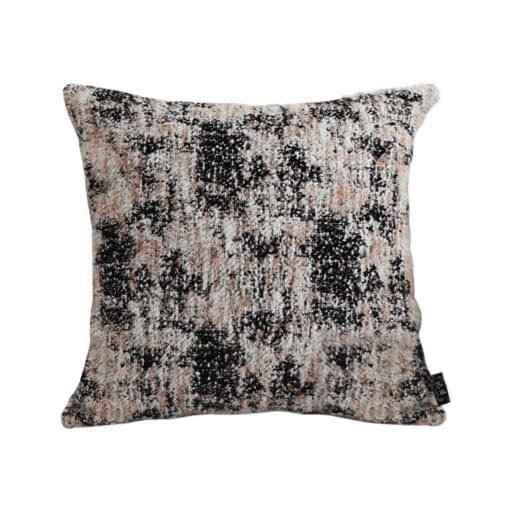 SOGA 45cm Black & Beige Textured Pillowcase - Image 3