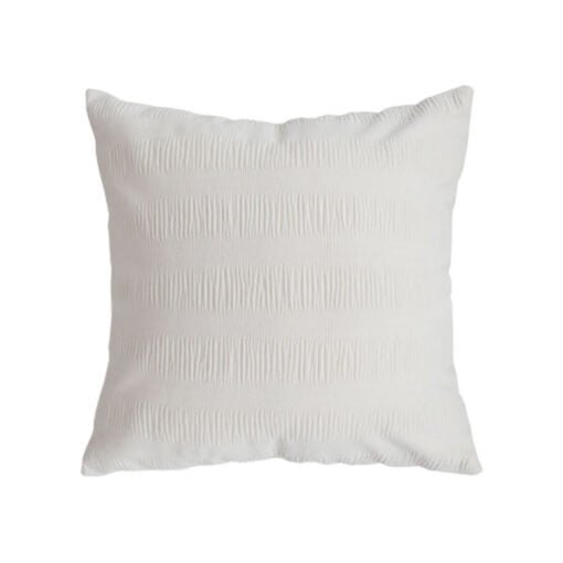 SOGA 45cm Cream Corduroy Polyester Throw Pillow Cover - Image 2
