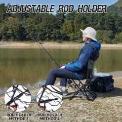 Alternative view of Fishing Chairs with Rod Holder Outdoor