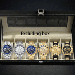 Men's 6 Pc Fashion Steel Band Watches