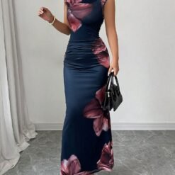 Women's Midnight Bloom Maxi Dress